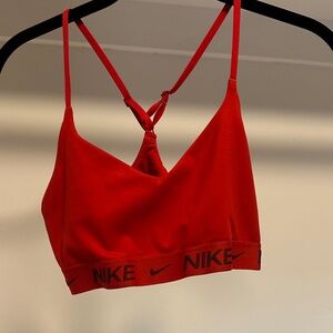 Nike Women's Bold Red Sports Bra